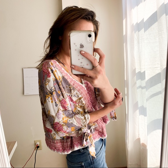 Free People “Catch Me If You Can” Blouse xs - Picture 2 of 8